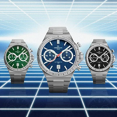 Certina DS-7 Chrono Automatic Valjoux Green Dial C043.427.11.091.00