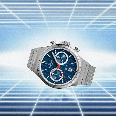 Certina DS-7 Chrono Automatic Valjoux Blue Dial C043.427.11.041.00