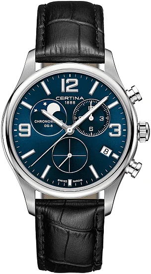 Certina DS-8 Chrono Moonphase Precidrive COSC Chronometer C0334601604700