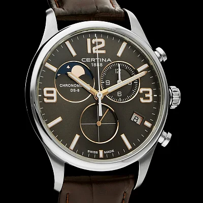 Certina DS-8 Chrono Moonphase Precidrive COSC Chronometer C033.460.16.087.00