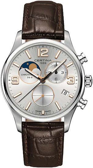 Certina DS-8 Chrono Moonphase Precidrive COSC Chronometer C0334601603700