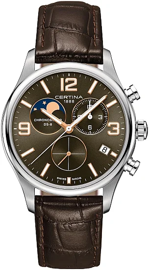 Certina DS-8 Chrono Moonphase Precidrive COSC Chronometer C0334601608700