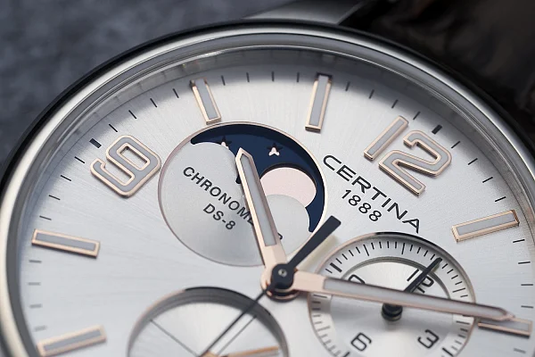 Certina DS-8 Chrono Moonphase Precidrive COSC Chronometer C033.460.16.037.00