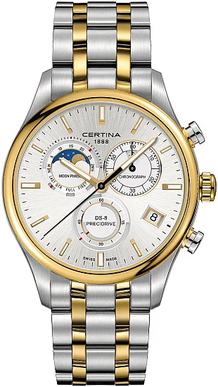 Certina DS-8 Chrono Moonphase Precidrive PVD C0334502203100