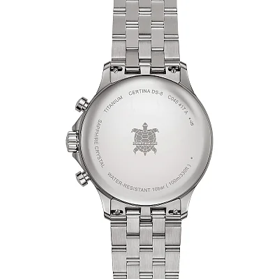 Certina DS-8 Chrono Titanium Panda Dial C045.417.44.011.00