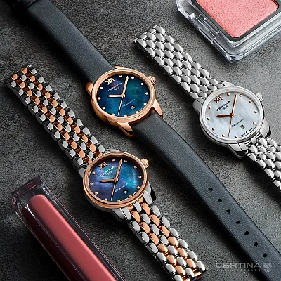 Certina DS-8 Lady COSC Chronometer Rose Gold PVD C033.051.22.128.00