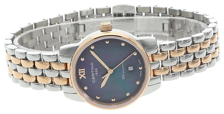 Certina DS-8 Lady COSC Chronometer Rose Gold PVD C033.051.22.128.00