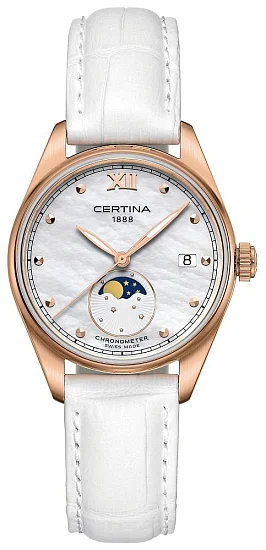 Certina DS-8 Lady Moonphase COSC Chronometer Rose Gold PVD C0332573611800