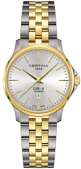 Certina DS-8 Lady Yellow Gold PVD Titanium C0450105503100
