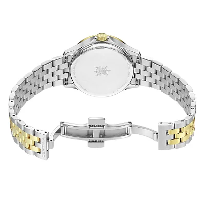 Certina DS-8 Moonphase Lady Bicolor Yellow Gold PVD C045.223.22.111.00