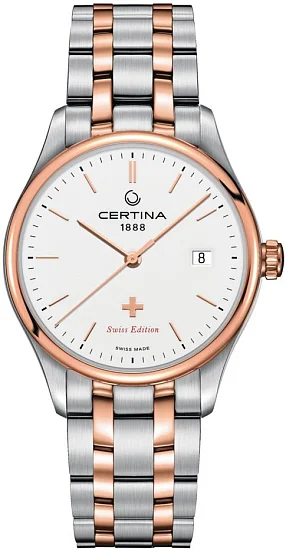 Certina DS-8 Powermatic 80 Swiss Edition Rose Gold PVD C0334072201100