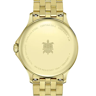 Certina DS-8 Yellow Gold PVD C045.410.33.361.00