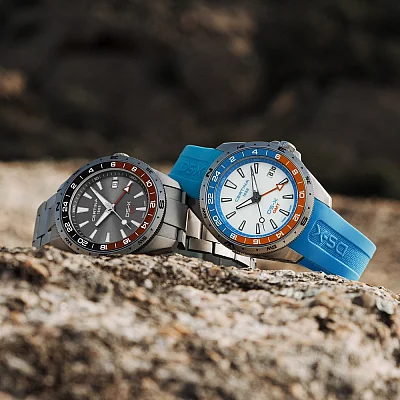 Certina DS-X GMT White Dial Light-Blue Strap C047.452.17.011.00