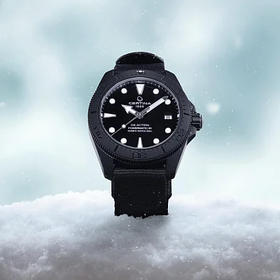 Certina DS Action Diver 38mm Powermatic 80 Full Black Ceramic C048.807.38.051.00
