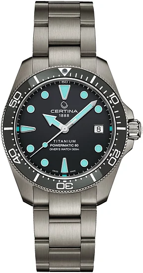 Certina DS Action Diver 38mm Powermatic 80 Titanium Ceramic C0488074408100
