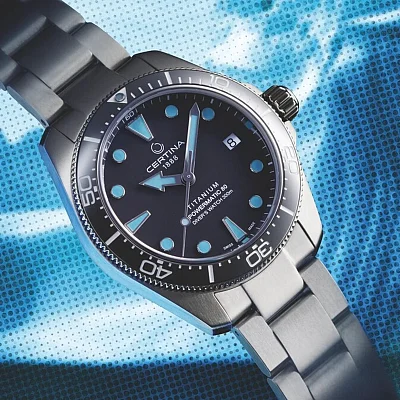 Certina DS Action Diver 38mm Powermatic 80 Titanium Ceramic C048.807.44.081.00