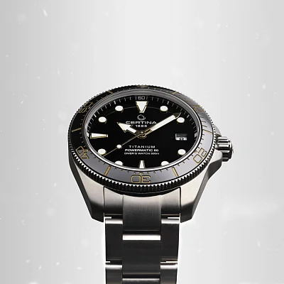 Certina DS Action Diver 38mm Powermatic 80 Titanium Ceramic C048.807.44.051.00