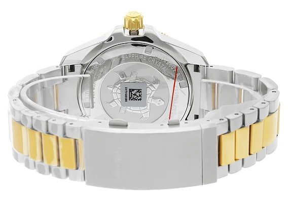 Certina DS Action Diver 43mm Powermatic 80 Ceramic Black & Yellow Gold PVD C032.607.22.051.00