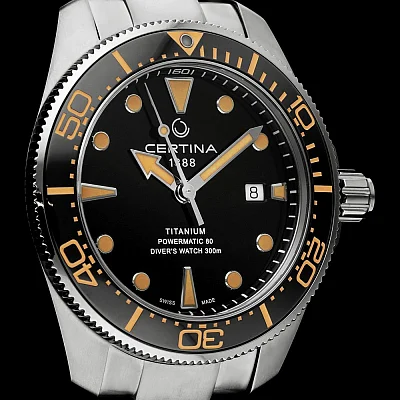 Certina DS Action Diver 43mm Powermatic 80 Titanium Ceramic C032.607.44.051.00