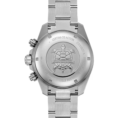 Certina DS Action Diver Bi-Compax Chrono Automatic A05 Black Dial C032.827.11.051.00
