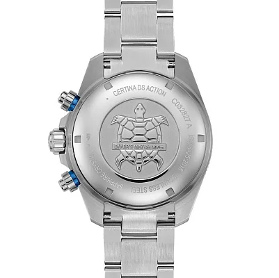 Certina DS Action Diver Bi-Compax Chrono Automatic A05 Blue Dial C032.827.11.041.00