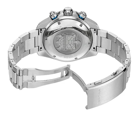 Certina DS Action Diver Bi-Compax Chrono Automatic A05 Blue Dial C032.827.11.041.00