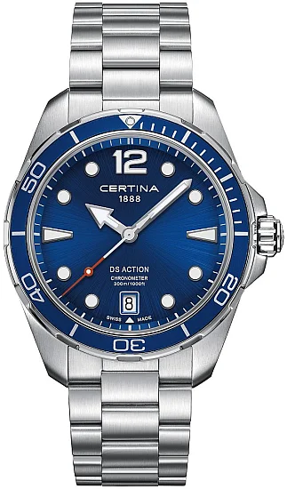 Certina DS Action Diver COSC Chronometer Blue C0324511104700