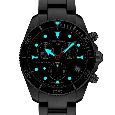Certina DS Action Diver Chrono Black C048.417.11.051.00