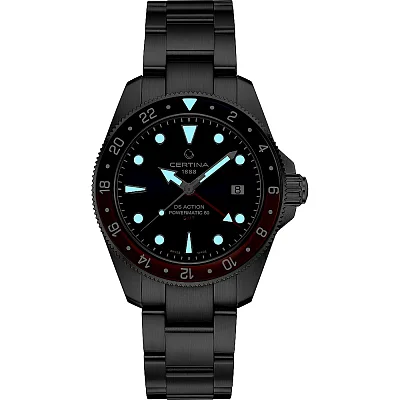 Certina DS Action Diver GMT 41mm Powermatic 80 Sapphire Blue-Red C032.929.11.041.00