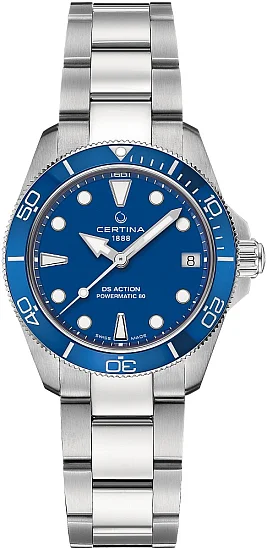 Certina DS Action Diver Lady 34mm Ceramic Powermatic 80 C0320071104100