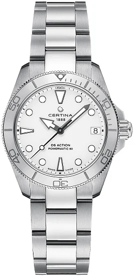 Certina DS Action Diver Lady 34mm Ceramic Powermatic 80 C0320071101100