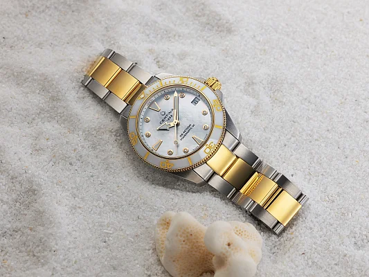 Certina DS Action Diver Lady 34mm Ceramic Powermatic 80 Diamonds C032.007.22.116.00