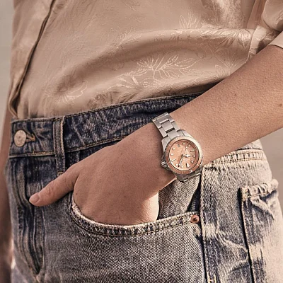 Certina DS Action Diver Lady Salmon Pearl Dial C048.210.11.381.00