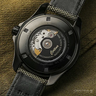 Certina DS Action GMT Powermatic 80 Black PVD C032.429.38.051.00