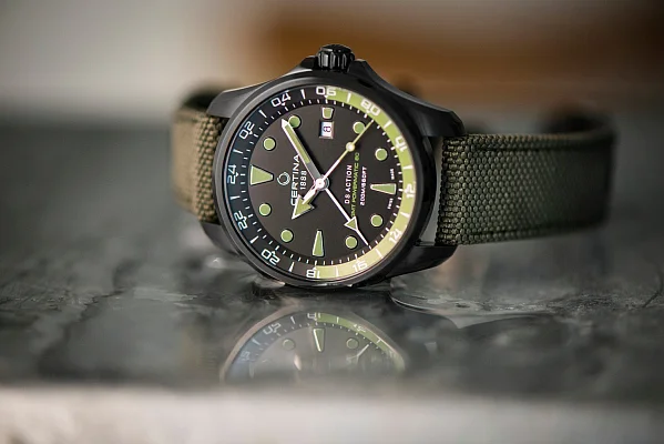 Certina DS Action GMT Powermatic 80 Black PVD C032.429.38.051.00