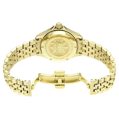 Certina DS Action Lady COSC Chronometer Diamonds Yellow Gold PVD C032.051.33.046.00