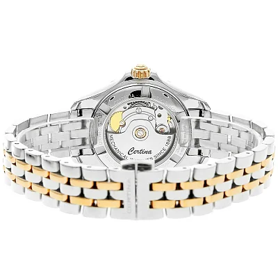 Certina DS Action Lady Powermatic 80 Diamonds Rose Gold PVD Green Dial C032.207.22.096.00