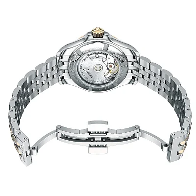 Certina DS Action Lady Powermatic 80 Diamonds Rose Gold PVD Green Dial C032.207.22.096.00