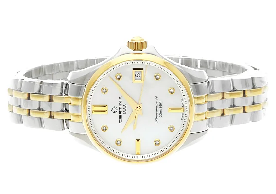 Certina DS Action Lady Powermatic 80 Diamonds Yellow Gold PVD C032.207.22.116.00