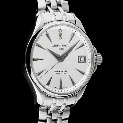 Certina DS Action Lady Titanium COSC Chronometer Diamonds C032.051.44.036.00