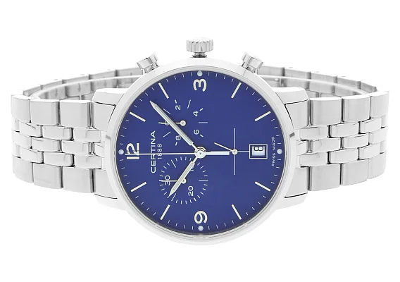 Certina DS Caimano Gent Precidrive Chrono Blue Dial C035.417.11.047.00