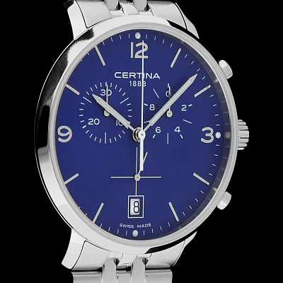 Certina DS Caimano Gent Precidrive Chrono Blue Dial C035.417.11.047.00