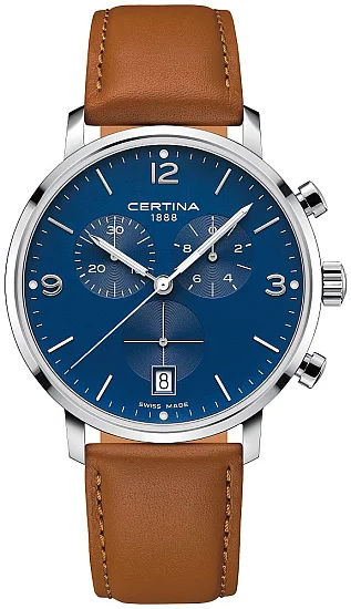 Certina DS Caimano Gent Precidrive Chrono Blue Dial C0354171604700