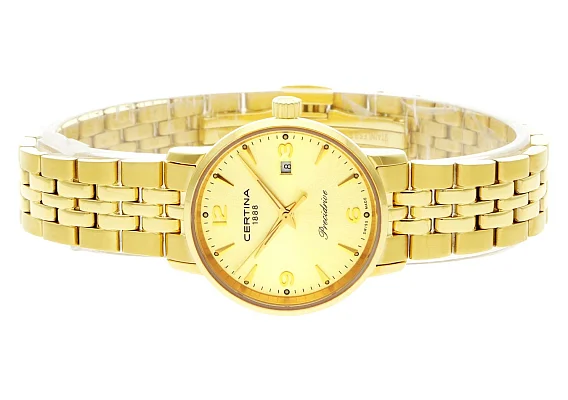 Certina DS Caimano Lady Precidrive Full Yellow Gold PVD C035.210.33.367.00