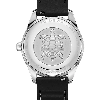 Certina DS PH100M Black Dial Rubber Strap C044.410.17.050.00