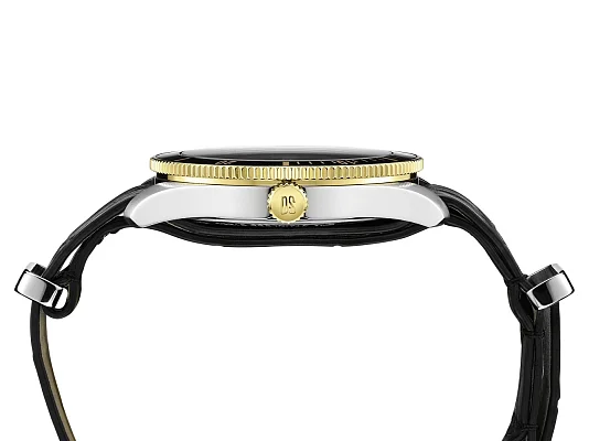 Certina DS PH100M Lady Dark Pearl Dial NATO Leather Strap C044.210.26.051.00