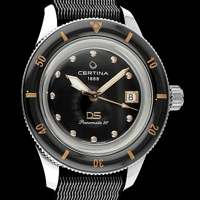Certina DS PH200M Diver Lady Diamonds Ceramic Sapphire Powermatic 80 C036.207.18.126.00