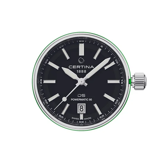 Certina DS+ Plus Moduł Mechaniczny Czarna Tarcza C0414071905190