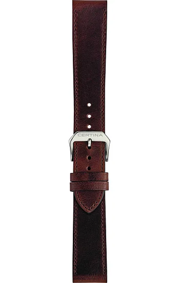 Certina DS+ Plus Pasek Skórzany Brązowy 20mm C852022586