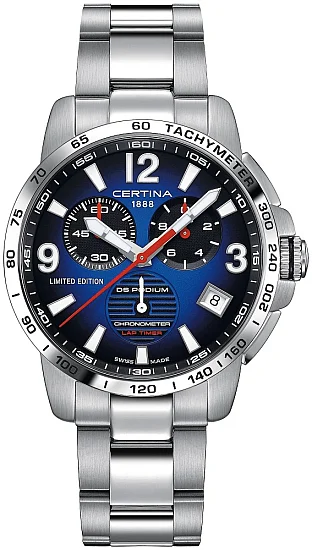 Certina DS Podium Chrono Lap Timer COSC Chronometer Yamaha Limited Edition C0344531104710